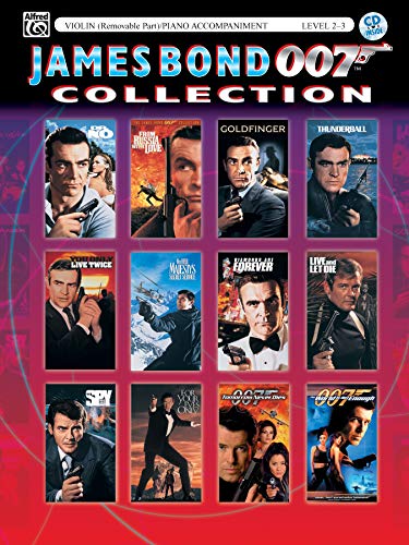 James Bond 007 Collection. Violine, Klavier: Violine/Geige, Klavierbegleitung (incl. CD) von ALFRED